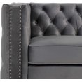 thumbnail image 6 of Morden Fort Living Room Furniture Sets Couches for Living Room, Sofas for Living Room Furniture Sets, Chair, Couch and Sofa 3 Pieces, Fabric, Dutch Velvet Grey, 6 of 8