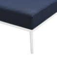 thumbnail image 2 of Modway Stance Modern Fabric & Aluminum Outdoor Armless Armchair in Navy, 2 of 7