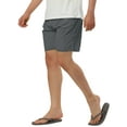 thumbnail image 2 of Unique Bargains Men's Solid Beach Drawstring Surfing Mesh Lining Board Shorts, 2 of 6