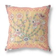 thumbnail image 4 of Amrita Sen Designs  20 x 20 in. Pond Peacock Broadcloth Indoor & Outdoor Zippered Pillow - Multi Color, 4 of 5