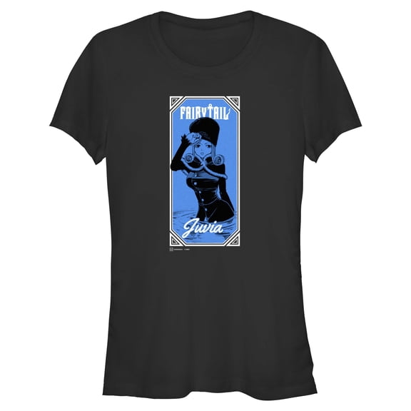 Juniors Fairy Tail Juvia Poster T Shirt