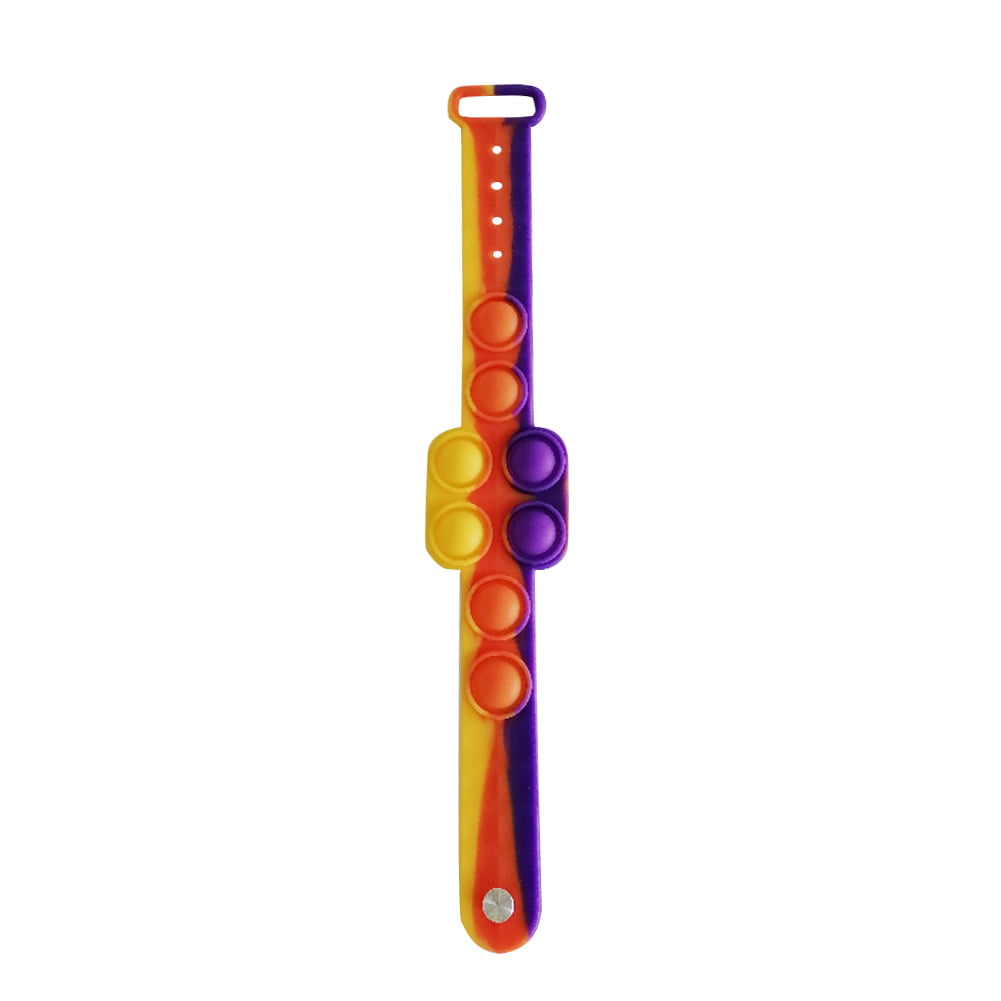 Rainbow Bracelet Fidget Toys Sensory Anti-stress Special Needs Bubble 