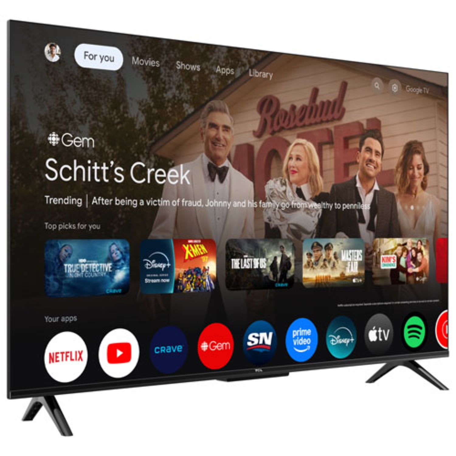 Open Box – TCL 43 inch S45K Series 4K UHD HDR LED Smart Google