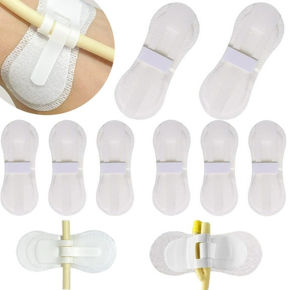 10Pcs Catheter Stabilization Device,Bexikou Catheter Tube Holder,Catheter Legband Holder for Kids