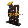 thumbnail image 6 of 2025 Graduation Season Wooden Tabletop,Holiday Decorative Ornament of 2025 Congrats Grad Wooden Table Graduation Table Centerpieces for 2025 Graduation Decorations,Gifts for Grads Party Black, 6 of 7