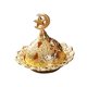 thumbnail image 4 of Quemador de Incienso Árabe mayimx Soporte de Vela Decorativo Incensario de Metal Portátil, 4 of 9