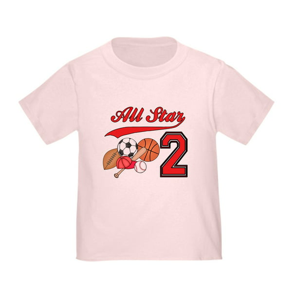 CafePress - Allstar Sports 2Nd Birthday Toddler T Shirt - Cute Toddler  T-Shirt, 100% Cotton 