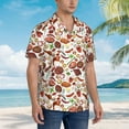 thumbnail image 2 of KLL Men's Hawaiian Shirt Short Sleeve Button Down Beach Shirts-Cooking Bbq, 2 of 5