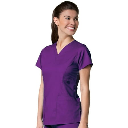 

Maevn Women s V-Neck Pocket Top - 1708