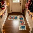 thumbnail image 4 of Patriotic 4th Of July Doormat Set USA Flag Star Non Slide Welcome Mat For Independence Day Front Door Entryway Decor, 4 of 6