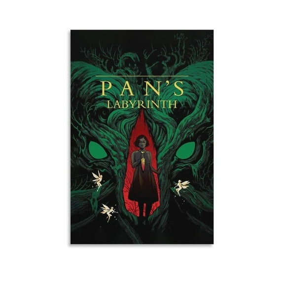 Pan's Labyrinth Movie Poster Posters Art Print Wall Photo Paint Poster Hanging Picture Family Bedroom Decor Gift 12x18inch(30x45cm)
