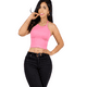 thumbnail image 1 of Blusas Mujer Casual Camiseta Dama Blusa Crop Top Strec UNITALLA, 1 of 5