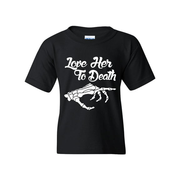 MmF - Big Boys T-Shirts and Tank Tops - Halloween Love Her to Death Matching Halloween Couple