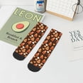 thumbnail image 7 of Fuzoiu Christmas Gingerbread Cookies Print Adult Socks, Crew Moisture-wicking Socks, Unisex Cushion Crew Socks,Casual Sports Ankle Socks, 7 of 7