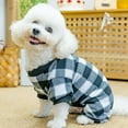 thumbnail image 3 of TELOLY Dog Clothes,Full Body Coverage Dog Sweatshirt,Flexible and Cozy Secure Stitching Details Dog Clothes for Small Dogs,Red,Xl, 3 of 4