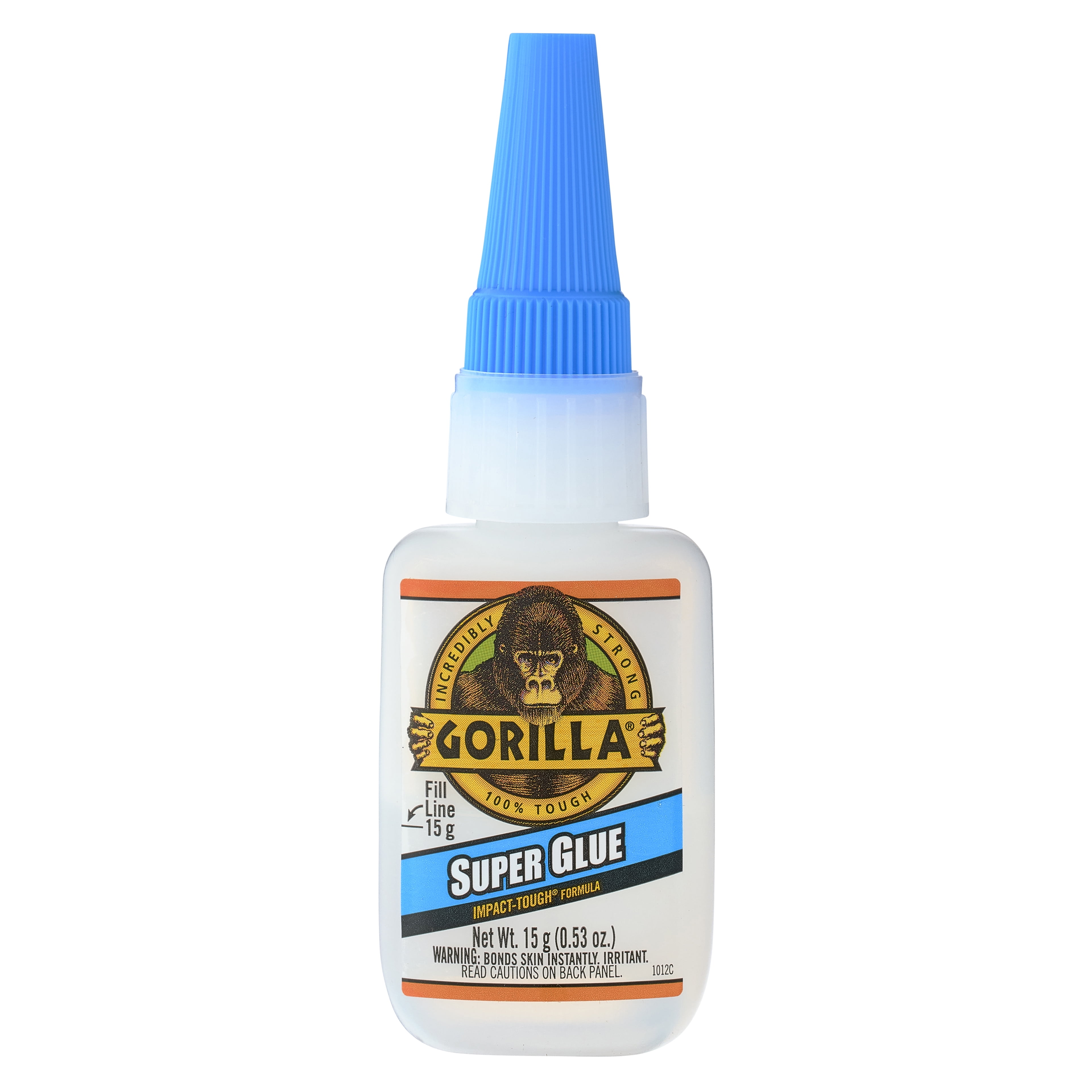 Gorilla Glue Gorilla Super Glue - Bonds With Plastic, Wood, Metal, Ceramic, Rubber, Paper, and Leather - Bulk 8 Pack