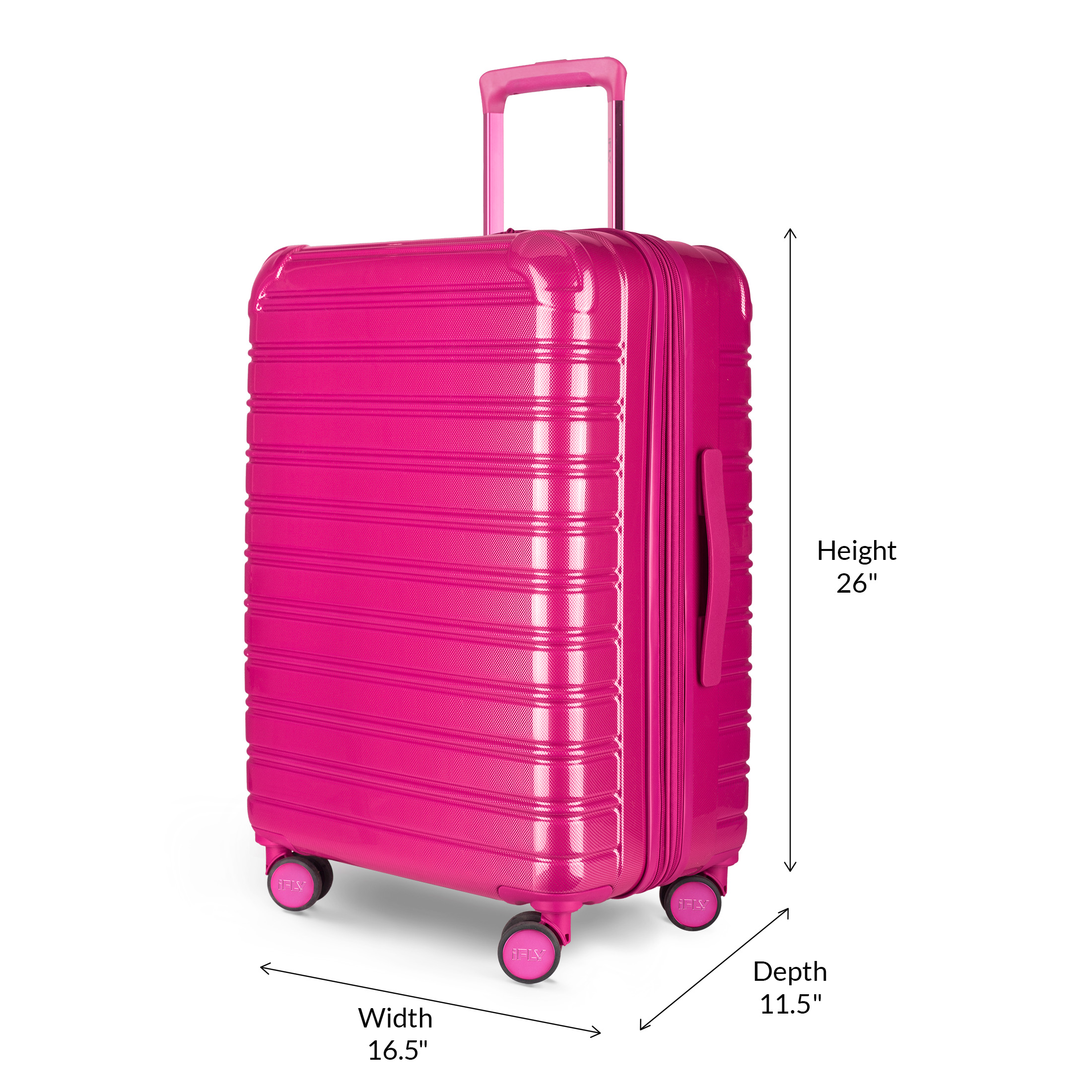 iFLY Fibertech 3.0 3-Piece Expandable Hardside Luggage Set photo 7