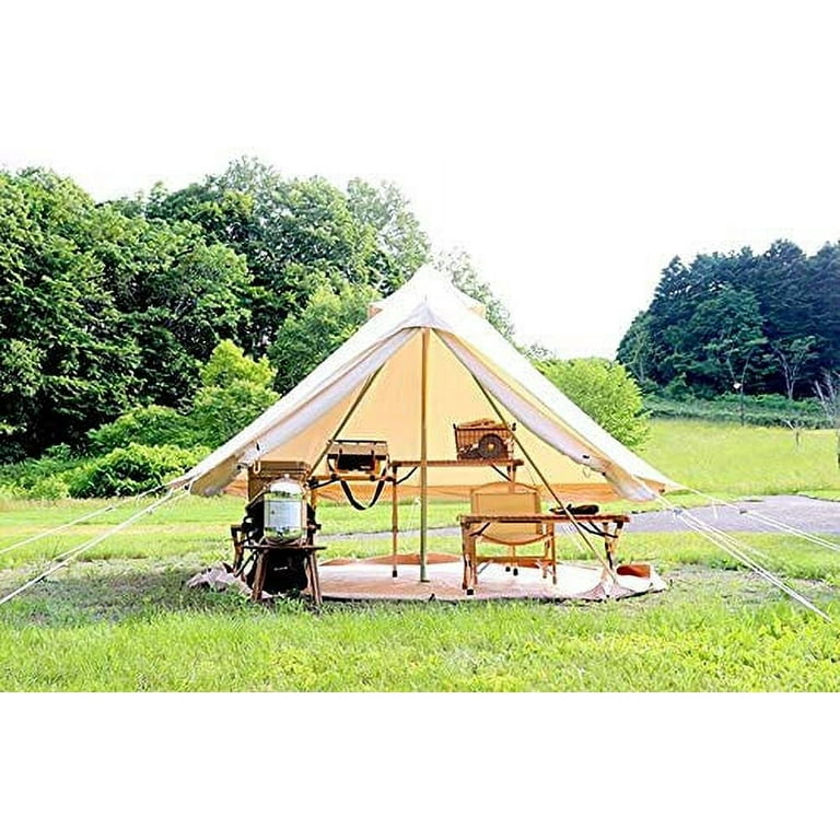 Danchel 4M Cotton Bell Tent With Two Stove Jackets Top And Wall