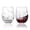 Etched Dots Stripes Patterned, variant on Hand Blown Etched Stemless Wine Glasses with Dots Strips Pattern for Red Wine,Large Carved Drinking Glass Cups Tumblers for Wedding Anniversary Party Home,Set of 4,17.5 oz