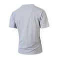 thumbnail image 5 of Men's T-Shirt Pocket Short Sleeve Shirts Running Athletic Workout Active Sun Protection Quick Dry Big and Tall Size S-3XL Gray, 5 of 8
