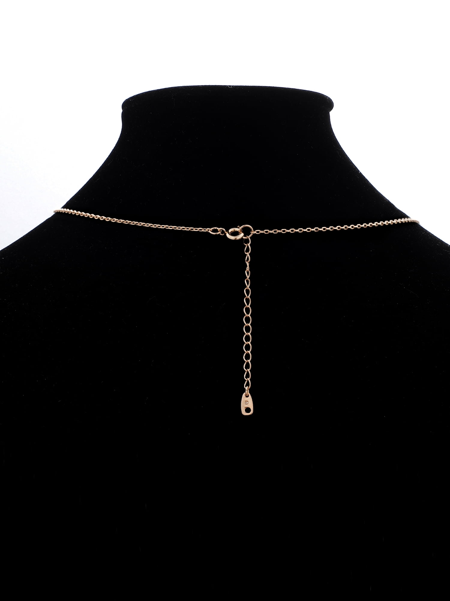 Believe by Brilliance Football Removable Charms Necklace in 14KT Gold Flash Plated