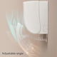 thumbnail image 3 of Transparent Adjustable AC Vent Air Deflector Air Conditioner Windshield Baffle Anti-Direct Blow, 3 of 5