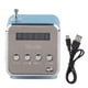 thumbnail image 1 of Mini altavoz reproductor de música Radio FM portátil PC soporte de moda tarjeta TF y disco U azul, 1 of 5