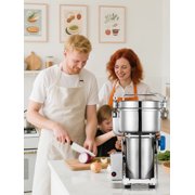 Grain Mill Grinder Electric 2500g, Swing Herb Mill Grinder for Dry Spice Herbs