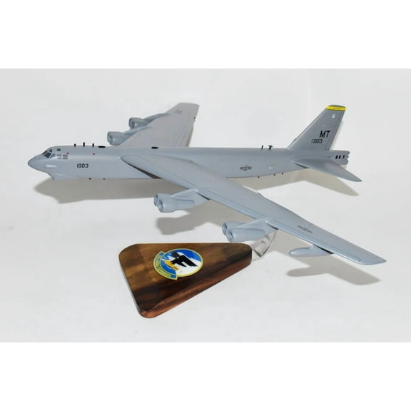 69th Bombing Squadron (003) B-52H Stratofortress Model,  1/124 (18") Scale, Mahogany, Bomber