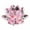 Pink, variant on Yesbay Faux Crystal Lotus Figurine Colorful Lotus Flower Ornament Lotus Table Centerpiece