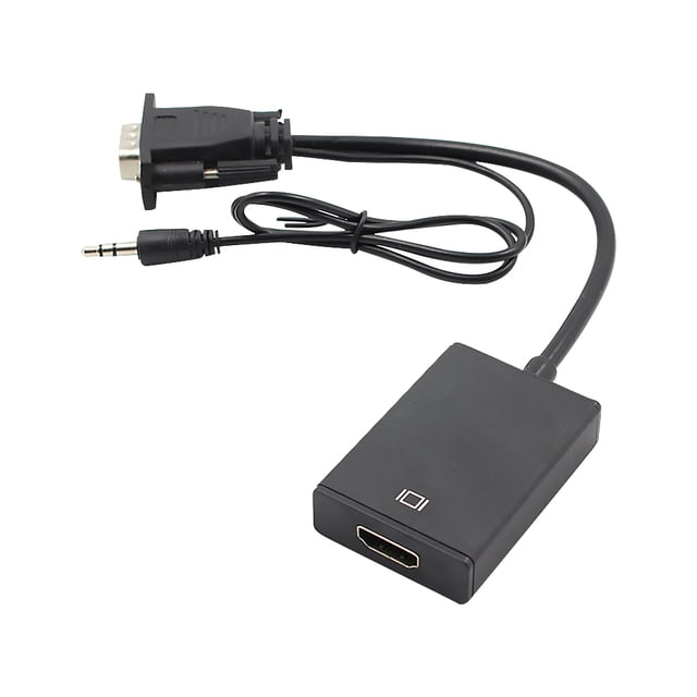 Convertidor adaptador VGA a HDMI Wdftyju HD 1080P