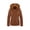 Camel, variant on Women's Reversible Double Sided Faux Fur Puffer Coat with Faux Fur Collar Hooded Fashion Fall Winter Outerwear