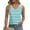 Light Blue, variant on Odbmxy Sleeveless Tank Tops for Women Plus Size V-Neck Peplum Womens Tops Leisure Vacation Regular Classy Striped Tops,Blue L