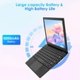 thumbnail image 4 of Mini 10.1inch Android 12 Laptop Computer, Portable Small Netbook with Allwinner A133 CPU Android 12 OS 2GB RAM 64GB EMMC HD IPS Screen 1280x800 Pixel 0.3MP Camera, 4 of 7
