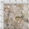 thumbnail image 2 of oneOone Polyester Spandex Light Brown Fabric Florals Sewing Fabric By The Yard Printed Diy Clothing Sewing Supplies 56 Inch Wide, 2 of 4
