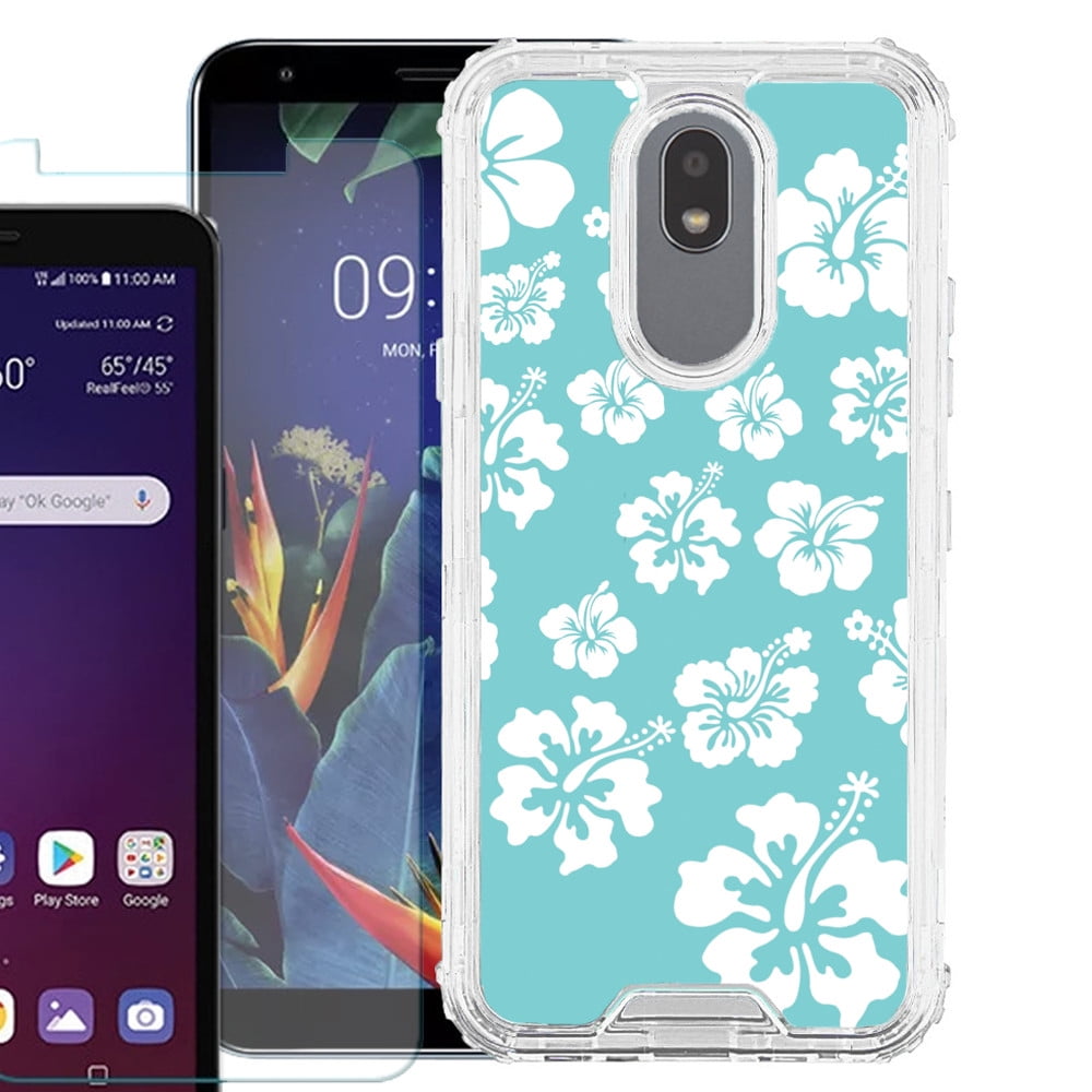 For LG Tribute Royal / LG Prime 2 Case, 3Layer Hybrid Bumper Phone