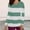 Army Green, variant on Women Long Sleeve Tops Print Striped V Neck Side Pocket Straight Hem Soft Fabric Fall Shirts