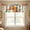 A, variant on 2D Printed Kitchen Valance Curtain 54x18 Inches, Washable Short Window Curtain with Rod Pocket, Light Filtering Decorative Curtain for Kitchen Dining Room