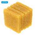 thumbnail image 3 of Uxcell 50x50x10mm Borrador de Residuos de Goma, 8 Paquete Removedor de Adhesivo, Amarillo, 3 of 6