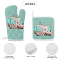 thumbnail image 4 of Excavator Fire Truck Racing Insulated Gloves And Pot Mats (four Piece Set), 4 of 6