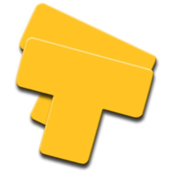 DIY Industries 25-1008-6-618 Symbol T, 6 in. Canary Yellow