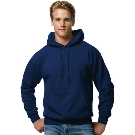 Hanes ComfortBlend EcoSmart Men`s Pullover Hoodie Sweatshirt, M, Navy ...