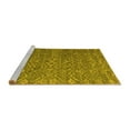 thumbnail image 2 of Ahgly Company Machine Washable Indoor Rectangle Abstract Yellow Modern Area Rugs, 7' x 10', 2 of 4