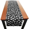 thumbnail image 2 of Cotton Print Table Runner Animal Paw Print, 2 of 9