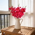 thumbnail image 2 of Artificial Gladiolus Flowers, Multi-Heads Single Stem for Wedding Home Decor, Lifelike Faux Flowers for Outdoor Photography Props, Garden Event Decoration, Artificial Gladiolus Flowers * 6 Bunches, 2 of 7