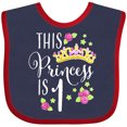 thumbnail image 3 of Inktastic This Princess is One First Birthday Girls Baby Bib, 3 of 4