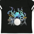 thumbnail image 4 of Inktastic Cute Blue Octopus Drumming Boys or Girls Toddler T-Shirt, 4 of 5