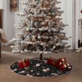 thumbnail image 5 of Salouo Flowers Christmas Tree Skirt 48" Farmhouse Christmas Decorations Snowman Xmas Tree Skirt Tree Mat for Holiday Party Decor, 5 of 8