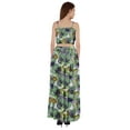 thumbnail image 4 of Bimba 2 Pcs Robe de Plage Sexy pour Femmes Imprimée Smockée Crop Top & Longue Jupe Ensemble, 4 of 7