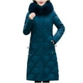 thumbnail image 2 of Deals 2024锛?Winter Coats for Women Plus Size 2X Tru,Winter's Warmth in Plus Size: Coat Clearance for Every Woman Top,Womens Coats Winter Clearance Prime - Blue XXXL, 2 of 7